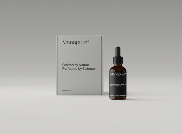 Most Potent Lion's Mane by Manapura | The Best, Pure, Clinical-Grade Longevity & Nootropic Supplements | Free Shipping