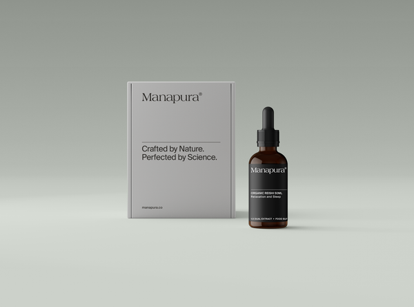 Organic Reishi by Manapura | The Best, Pure, Clinical-Grade Longevity & Nootropic Supplements | Free Shipping